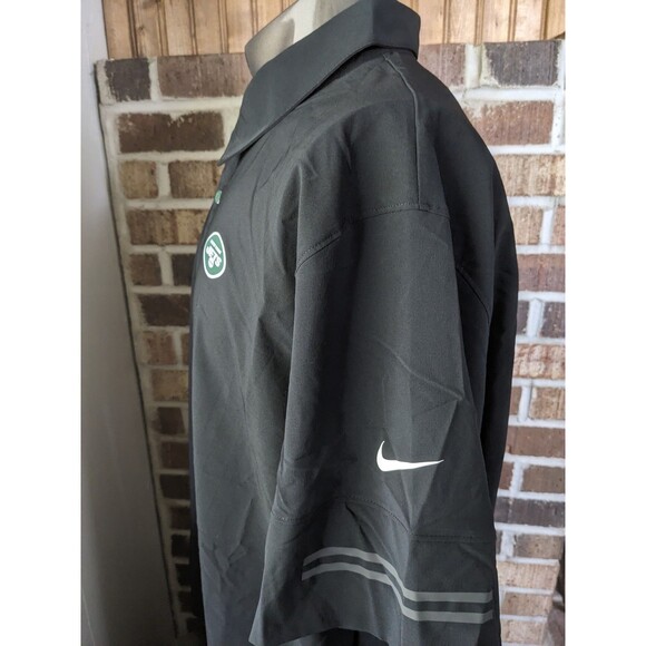 New York Jets On Field NIKE Dri-Fit NFL Polo Golf Shirt  XXL Great Condition A+ - Picture 3 of 13